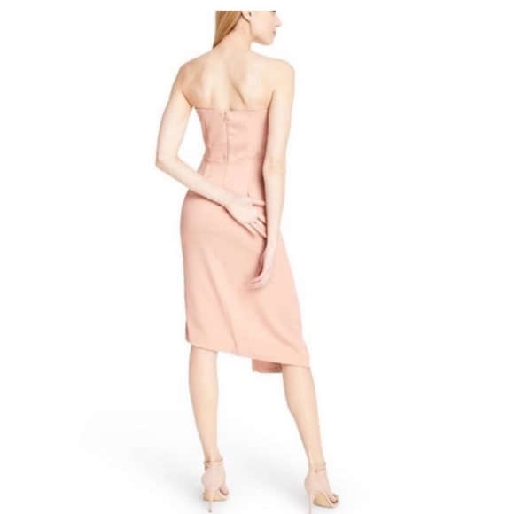 Women's Cushnie Blush Strapless Dress Size 8 - Picture 4 of 6